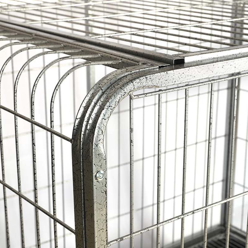 BT-125 sreinge sreinge miotail cúinne cruinn cage madra fillte