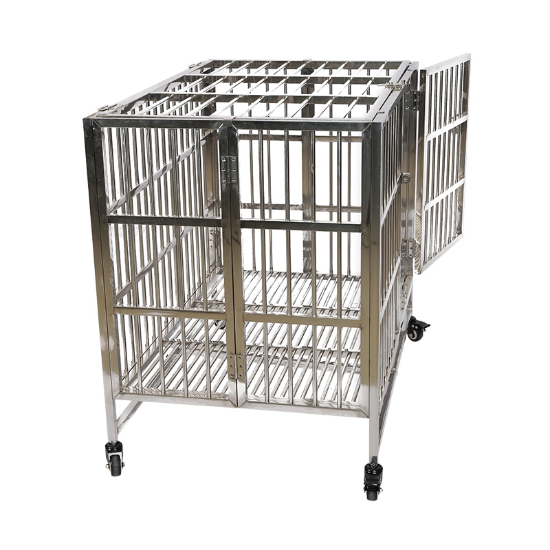 Cage madraí cruach dhosmálta