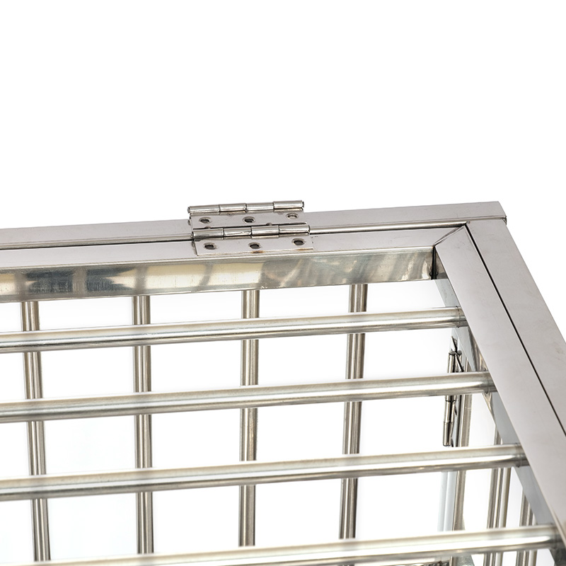 Cage madraí cruach dhosmálta