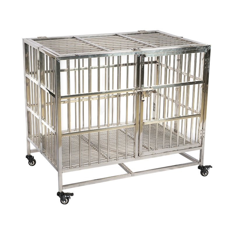 Cage madraí cruach dhosmálta