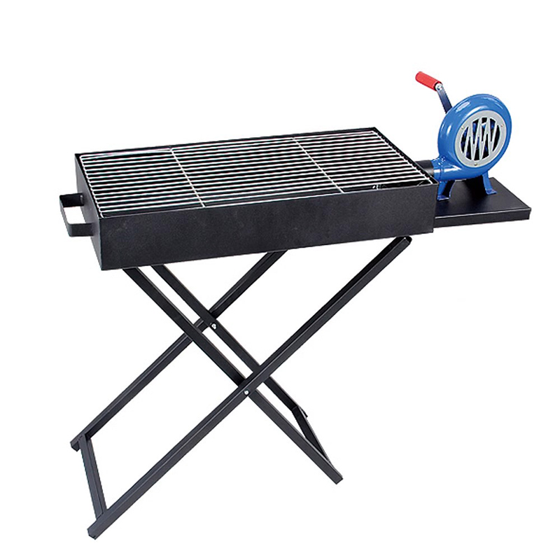 Cruach dhosmálta Foldable Grill Barbeque X-chruthach iniompartha